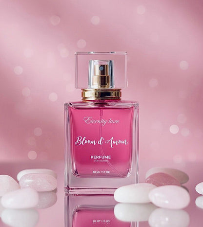 Bloom d'Amour Extrait de Parfum 50ml - Luxury Floral Fragrance for Women | Eternity Luxe